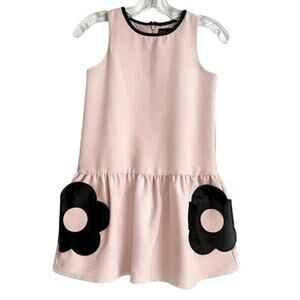 Victoria Beckham For Target Floral Pocket Sleeveless Dress Kids XL Pink Preppy